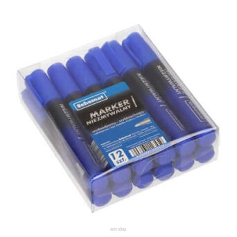 MARKER OKRĄGŁY NIEZMAZYWALNY NIEBIESKI [12] 3459
