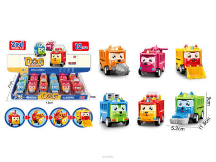 AUTO ZWIERZAK Z OCZAMI 12X9 CM (12) 2587