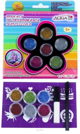 BROKAT DO DEKOROWANIA TWARZY I CIAŁA 6 KOL 6806 NN