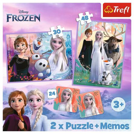 TREFL PUZZLE 2W1 + MEMOS FROZEN 2 3352 NN