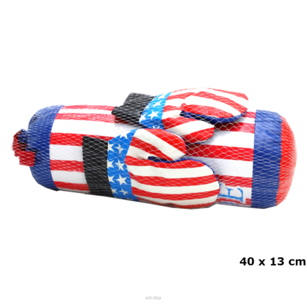 ZESTAW BOKSERSKI USA 42X14 CM 0729