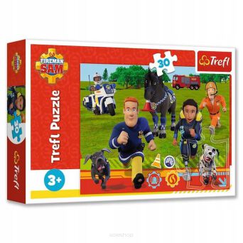 TREFL PUZZLE 30 STRAŻAK SAM GOTOWI DO... 2972 NN