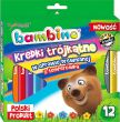 KREDKI BAMBINO OŁ GRUBE TRÓJ 12 KOL + TEMP 2892 NN - 2