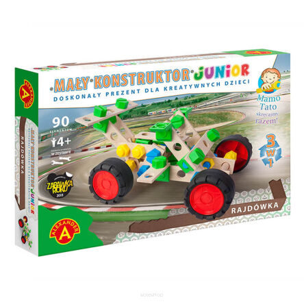 MAŁY KONSTRUKTOR JUNIOR 3W1 RAJDÓWKA 9391