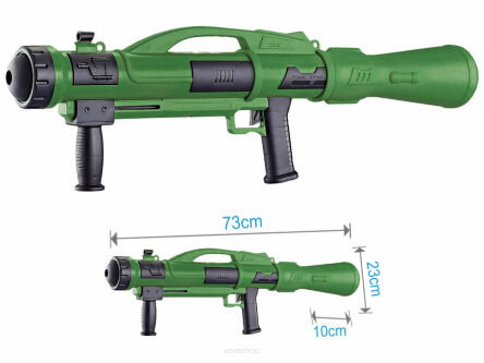 PISTOLET NA WODĘ BAZOOKA 1,1 L 73X23 CM 4395