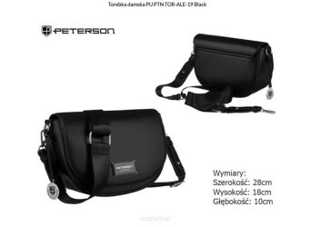 TOREBKA DAMSKA PTN TOR-ALE-19 BLACK 9792 NN