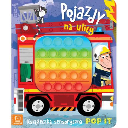 KSIĄŻECZKA SENSORYCZNA POJAZDY NA ULICY 5725