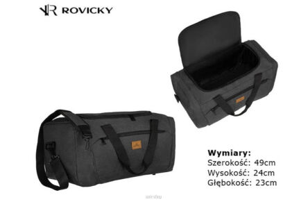 TORBA PODRÓŻNA SPORTOWA R-TS102-T BLACK 7484 NN