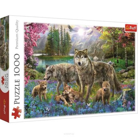 TREFL PUZZLE 1000 WILCZA RODZINA 5582 NN