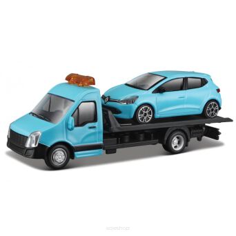 BBURAGO 1:43 LAWETA RENAULT CLIO BLUE 3524 NN