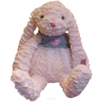 PLUSZ KRÓLICZEK ROZALKA RÓŻOWA 23 CM 1405