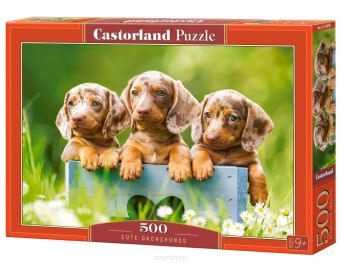 CASTOR PUZZLE 500 CUTE DACHSHUNDS 3605