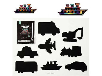 WYDRAPYWANKA ZDRAPYWANKA 8 KART POJAZDY 16X12 2225