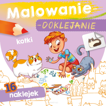 MALOWANIE DOKLEJANIE KOTKI 1320