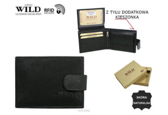 PORTFEL MĘSKI SKÓRA 00IT-P-SCR BLACK 7728 NN