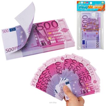 PIENIĄDZE EURO BANKNOTY POCZTA SKLEP 20X9 CM 6345