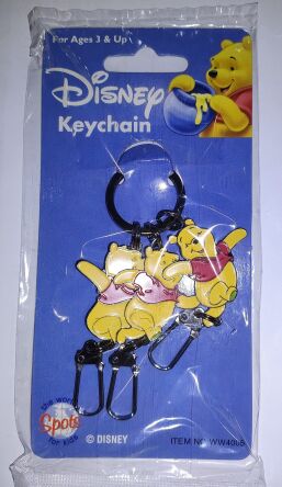 BRELOK METAL POTRÓJ. KUBUŚ PUCHATEK 7 CM 7421