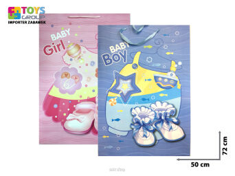 SALE! TOREBKA PREZENTOWA BABY 50X72 CM 4675