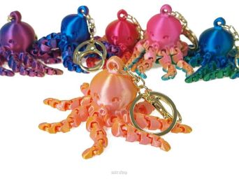 BRELOK 3D OŚMIORNICZKA 11X9 CM 1558