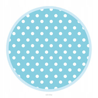 TALERZYKI PAPIER GROCHY NIEBIESKIE 250ML (8) 7398