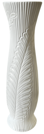 WAZON CERAMICZNY 30 CM BIAŁY 4996