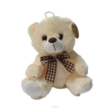 PLUSZ MIŚ Z KOKARDĄ 20 CM 0970