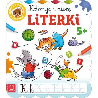 KOLORUJĘ I PISZĘ LITERKI 5+ 3592