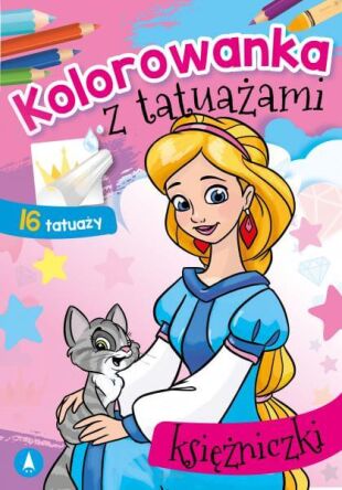 KOLOROWANKA Z TATUAŻAMI KSIĘŻNICZKI 2815