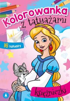 KOLOROWANKA Z TATUAŻAMI KSIĘŻNICZKI 2815