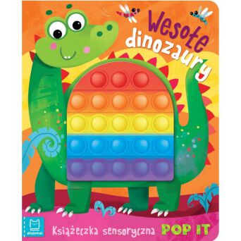 KSIĄŻECZKA SENSORYCZNA WESOŁE DINOZAURY 3868