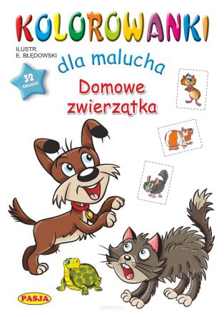 KOLOROWANKI DLA MALUCHA DOMOWE ZWIERZĘTA 5947