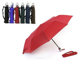 PARASOL SKŁADANY JEDNOKOLOROWY PO ZŁOŻ. 30 CM 8819