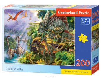 CASTOR PUZZLE 200 DINOSAUR VALLEY 2223