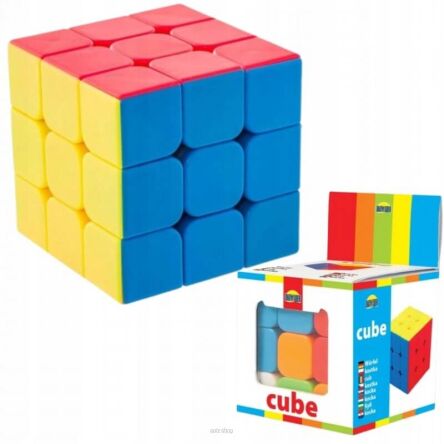 KOSTKA MAGICZNA 3X3 CUBE DELUX 6X6 CM 0805