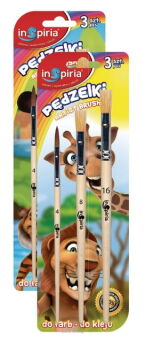 PĘDZELKI 3 SZT INSPIRIA [12] 0600