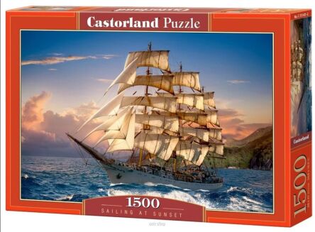 CASTOR PUZZLE 1500 SAILLING AT SUNSET 1431