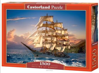 CASTOR PUZZLE 1500 SAILLING AT SUNSET 1431