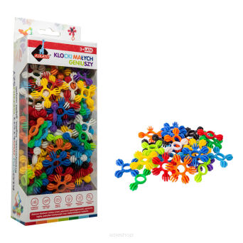 KLOCKI MAŁYCH GENIUSZY MINI KULKI 130 EL 23X9 8451