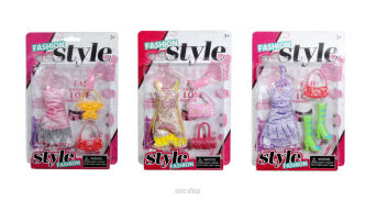 @@ SUKIENKA + AKCESORIA DLA LALKI 17X26 CM 9468 