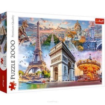 TREFL PUZZLE 2000 WEEKEND W PARYŻU 1256 NN