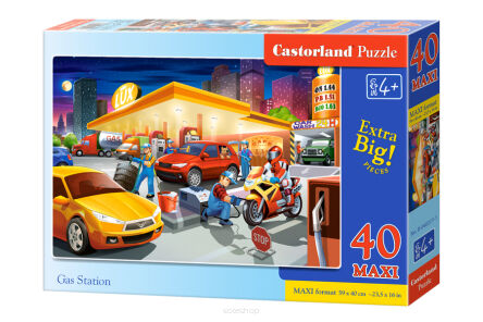 CASTOR PUZZLE 40 MAXI GAS STATION 0377