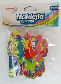 NAKLEJKI Z PIANKI SUPERBOHATER 28 SZT 4011