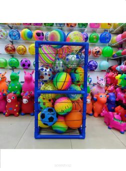 STOJAK NA PIŁKI PLASTIKOWY 50 SZT 110X60 5409 NN