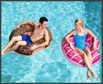 KOŁO DMUCHANE DONAT 2 WZORY 61X69 CM 8079