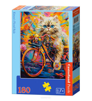 CASTOR PUZZLE 180 KITTEN'S FLORAL RIDE 8529