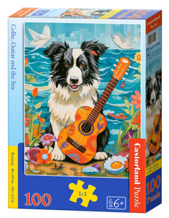 CASTOR PUZZLE 100 COLLIE GUITER AND THE SEA 1268