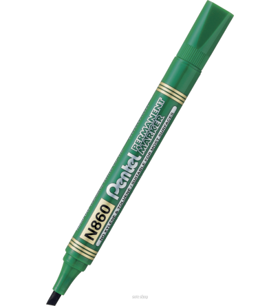 MARKER PERMANENT PILOT ŚCIĘTY ZIELONY [12] 0494 NN