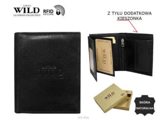 PORTFEL MĘSKI SKÓRA N4-P-SCR BLACK 7827 NN