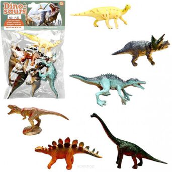 DINOZAURY 6 SZT 17X12 CM 3740