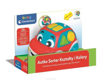 CLEMENTONI BABY AUTKO SORTER KSZTAŁTY I KOLORY NN